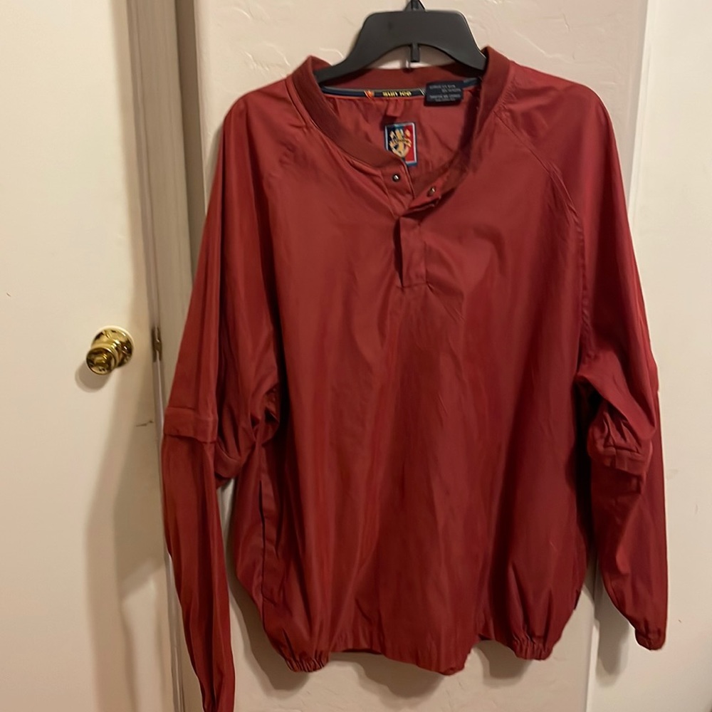 Pull Over Windbreaker Jacket With Removable Sleev… - image 1